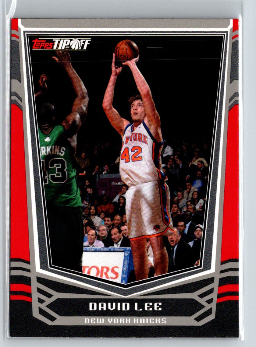 2008-09 Topps Tipoff #42 David Lee Red #/2008 X44