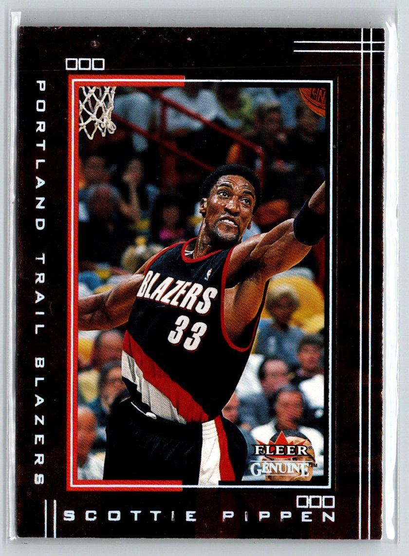 2001-02 Fleer Genuine #65 Scottie Pippen X44