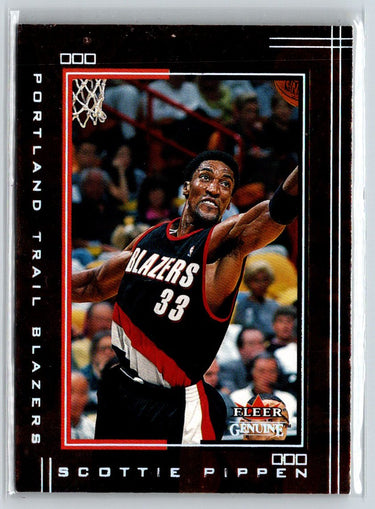 2001-02 Fleer Genuine #65 Scottie Pippen X44