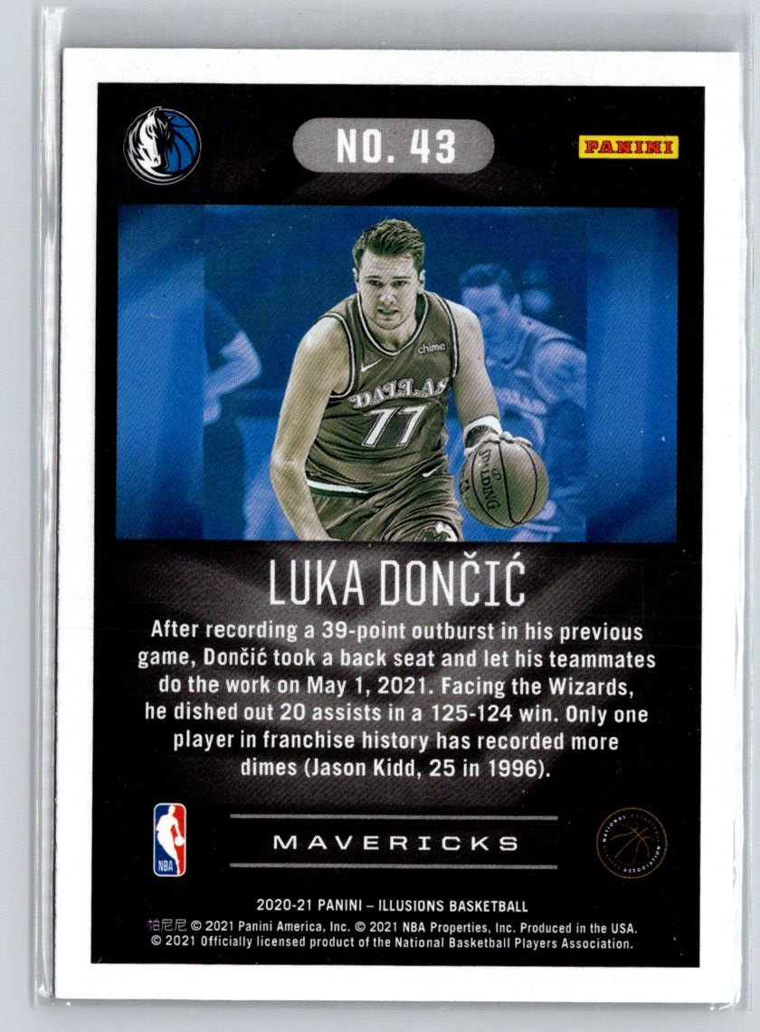 2020-21 Panini Illusions #43 Luka Doncic X45