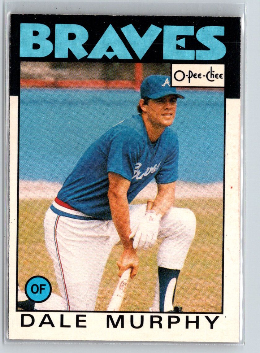 1986 O-Pee-Chee #197 Dale Murphy X45