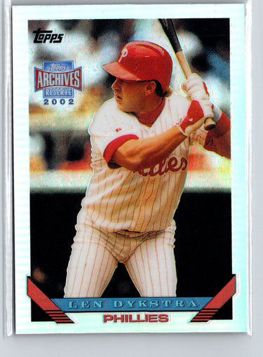 2002 Topps Archives Reserve #10 Len Dykstra X46