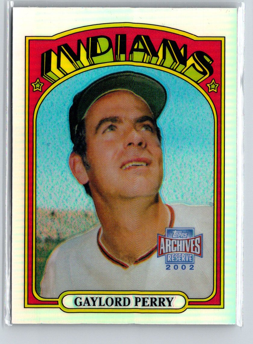 2002 Topps Archives Reserve #2 Gaylord Perry X47