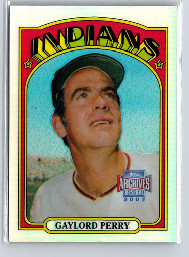 2002 Topps Archives Reserve #2 Gaylord Perry X47