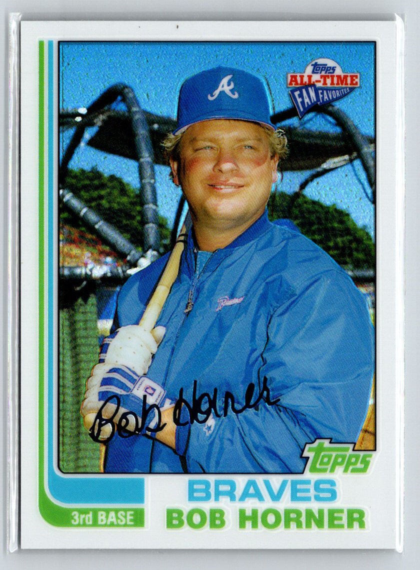 2003 Topps All-Time Fan Favorites #75 Bob Horner Refractors #/299 X48