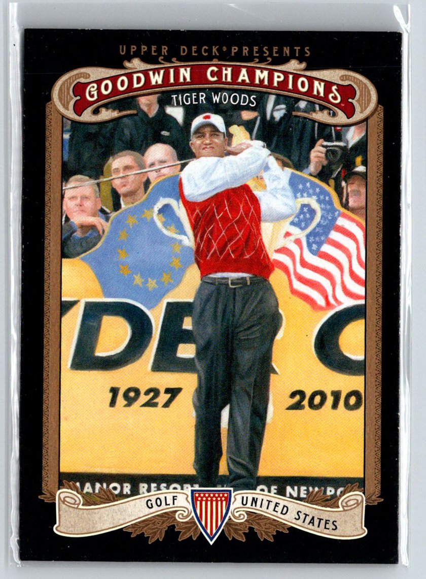 2012 Upper Deck Goodwin Champions #100 Tiger Woods X50