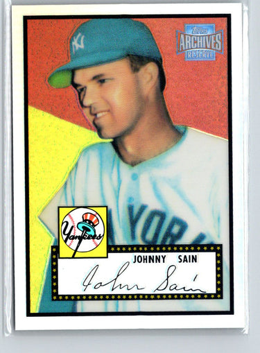 2001 Topps Archives Reserve #30 Johnny Sain X50