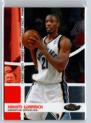 2005-06 Finest #FF9 Hakim Warrick Finest Fact #/1899 X51