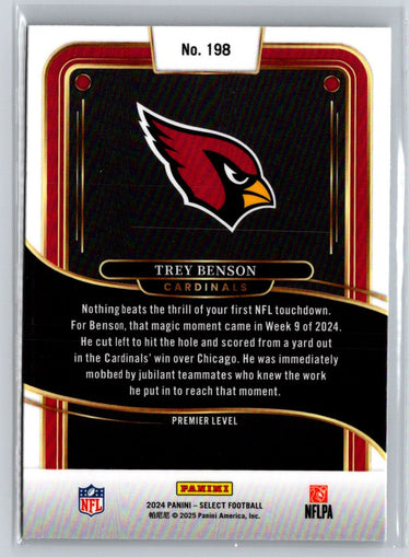 2024 Panini Select #198 Trey Benson X51
