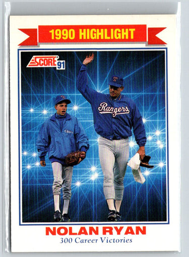1991 Score #417 Nolan Ryan X51