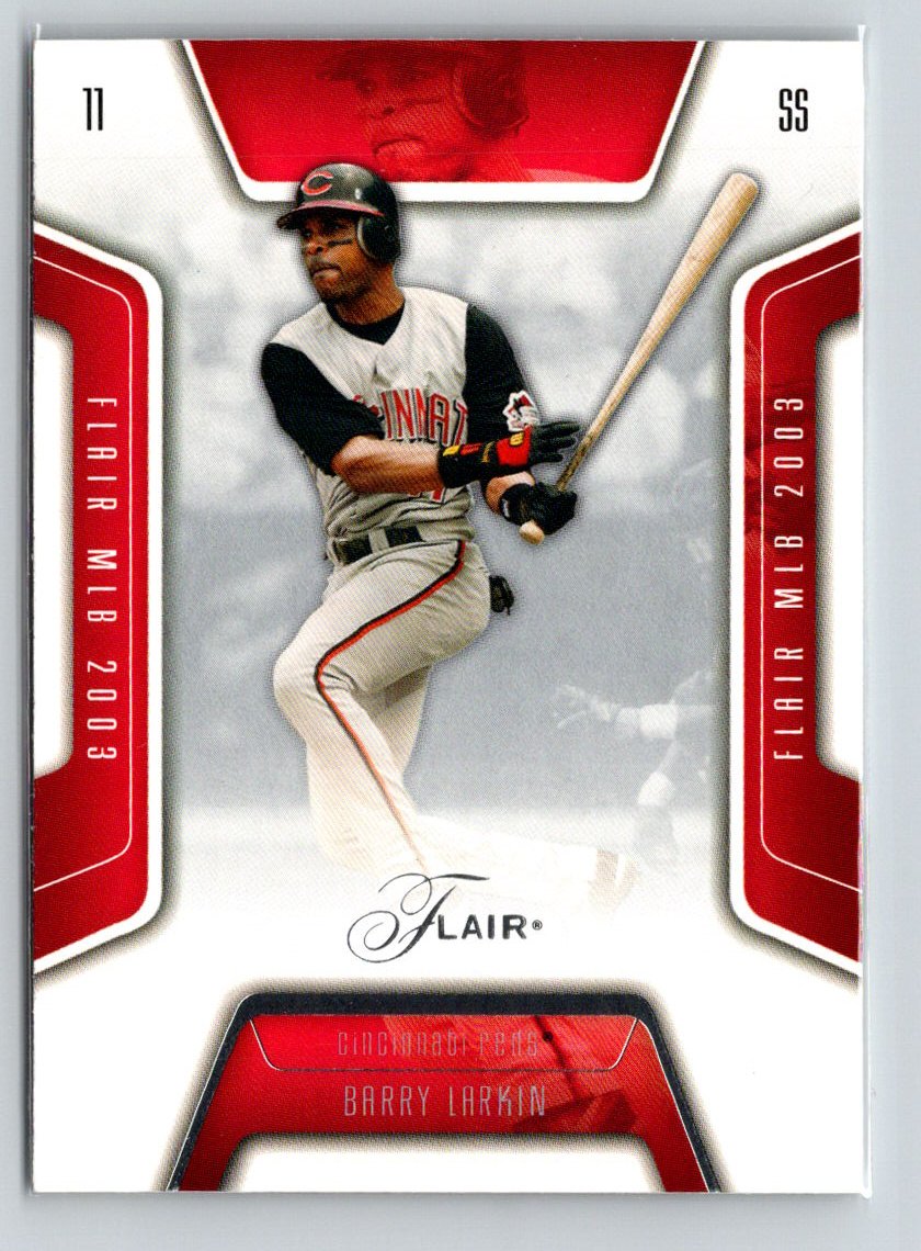 2003 Flair #11 Barry Larkin X52