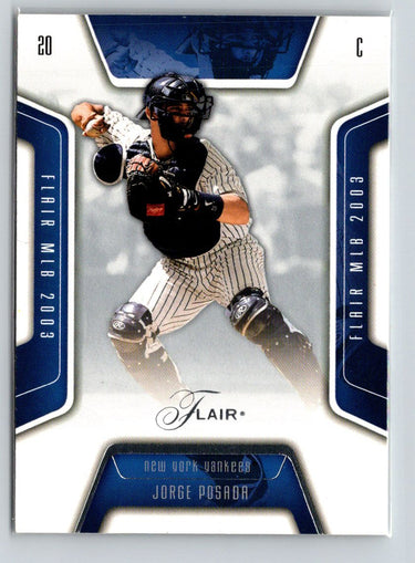 2003 Flair #36 Jorge Posada X52