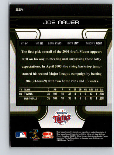 2005 Donruss Zenith #224 Joe Mauer X52