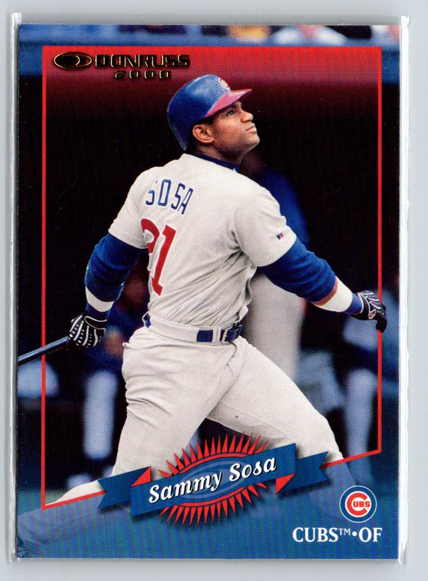 2001 Donruss #7 Sammy Sosa 2000 Retro X53
