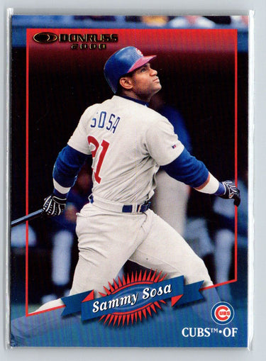 2001 Donruss #7 Sammy Sosa 2000 Retro X53