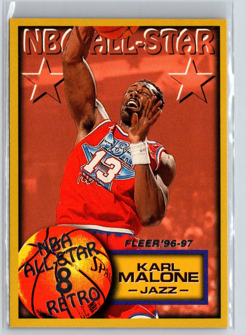 1996-97 Fleer European #314 Karl Malone X53