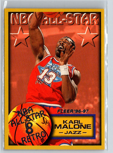 1996-97 Fleer European #314 Karl Malone X53