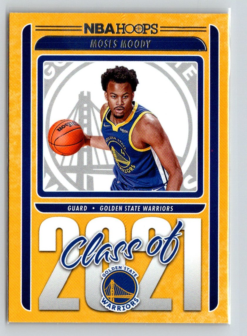 2021-22 Hoops #20 Moses Moody Class of 2021 X54