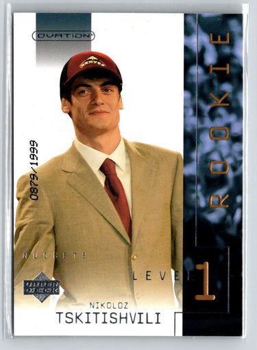 2002-03 Upper Deck Ovation #121 Nikoloz Tskitishvili #/1999 X54