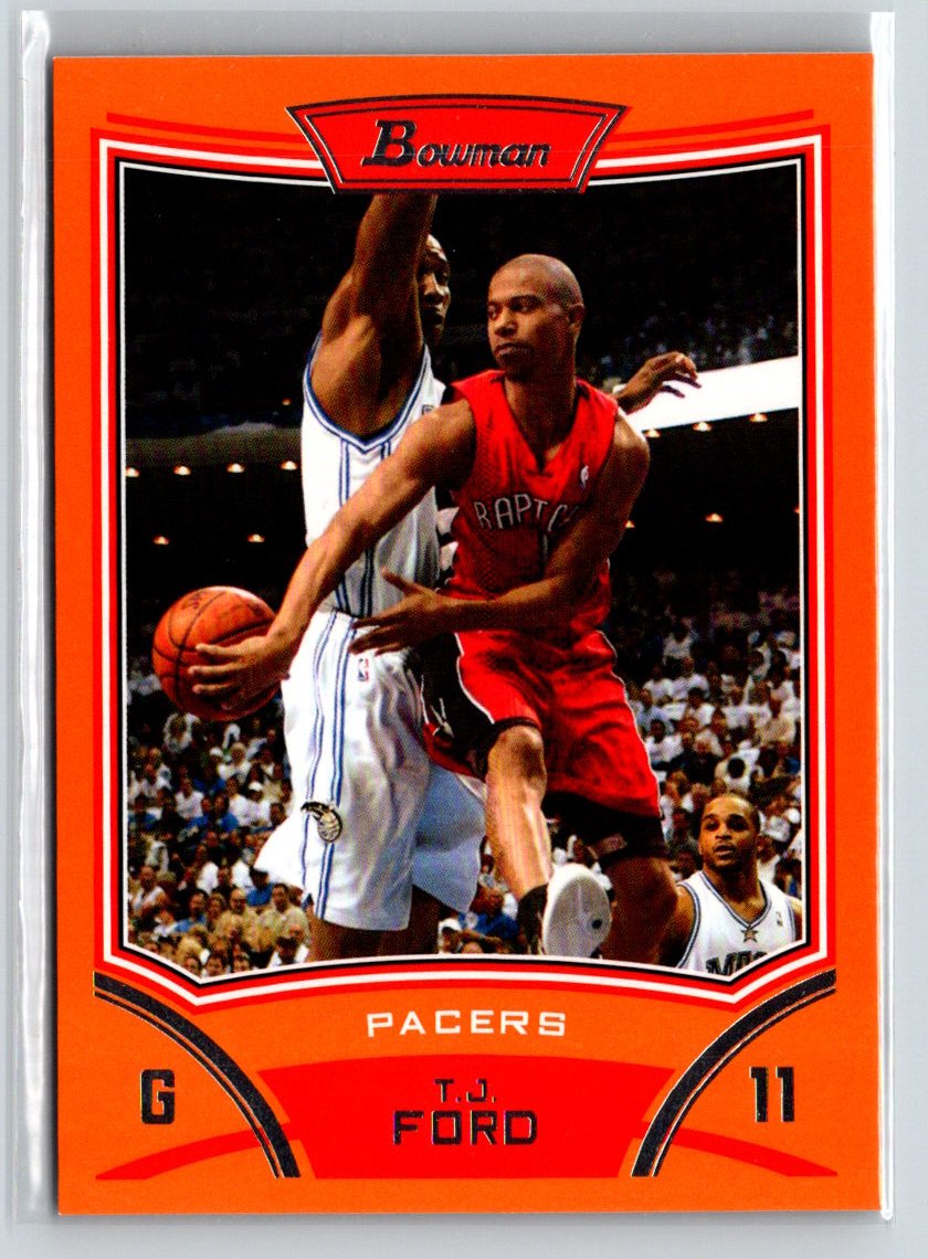 2008-09 Bowman #94 T.J. Ford Orange #/299 X54