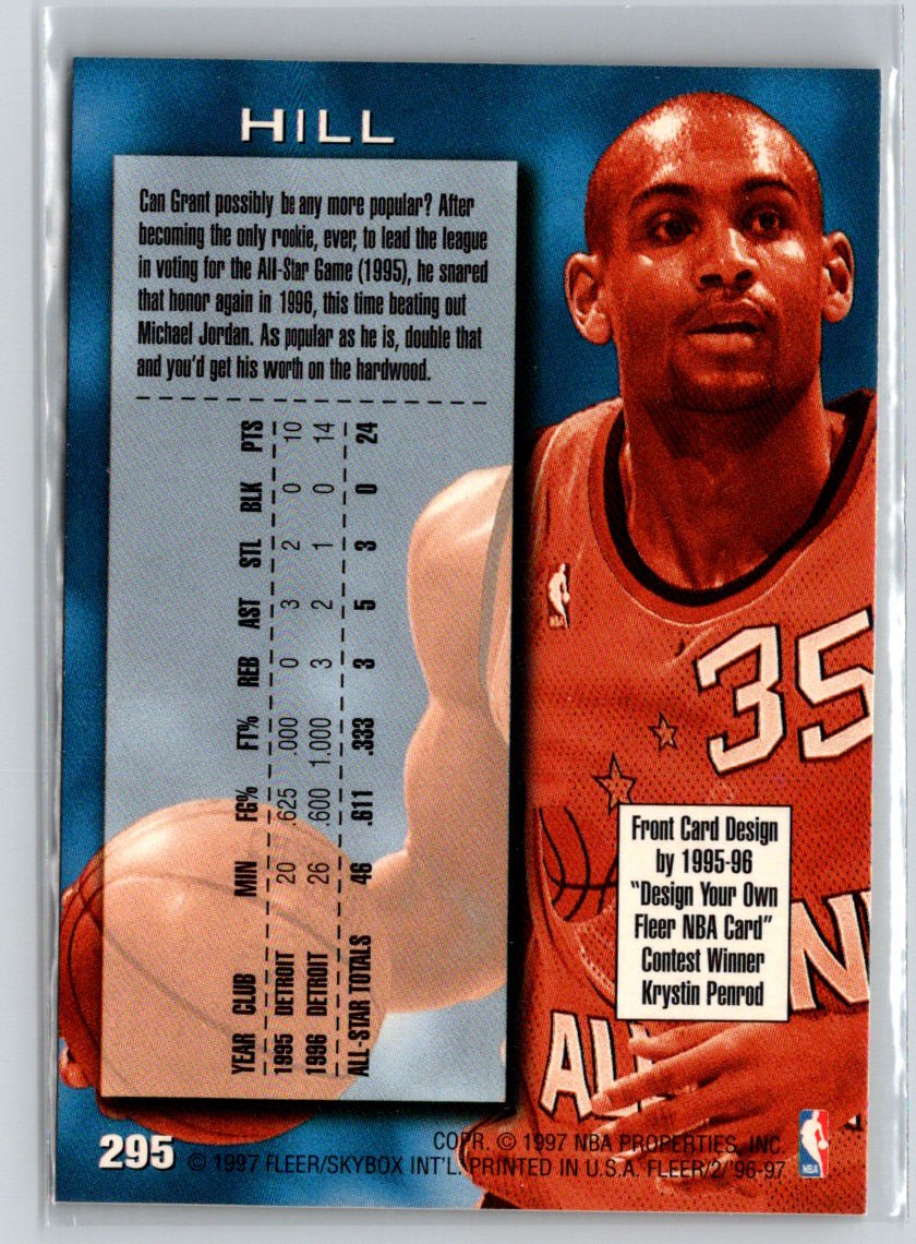 1996-97 Fleer #295 Grant Hill X54