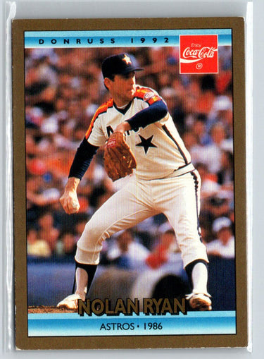 1992 Donruss Coca-Cola Nolan Ryan #20 Nolan Ryan X55