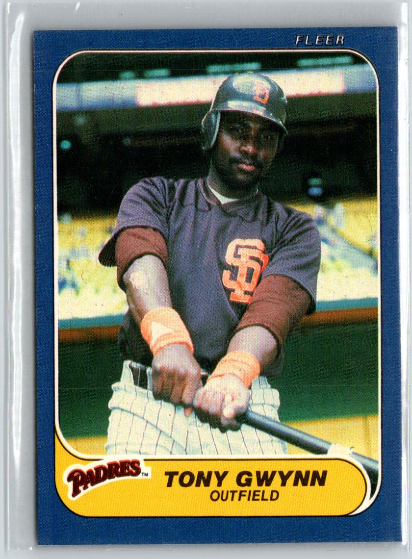 1986 Fleer #323 Tony Gwynn X55