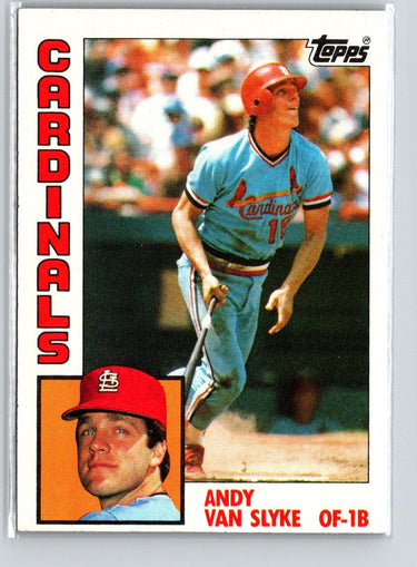 1984 Topps #206 Andy Van Slyke X55