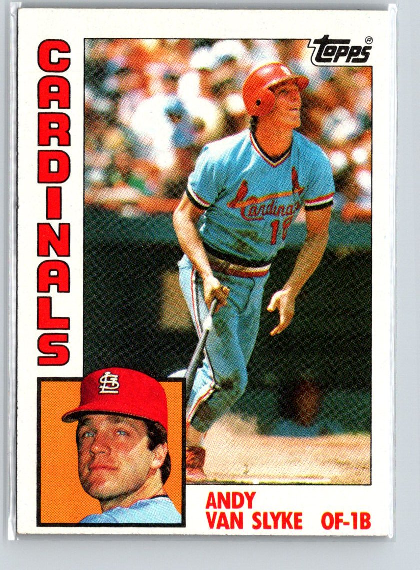 1984 Topps #206 Andy Van Slyke X55