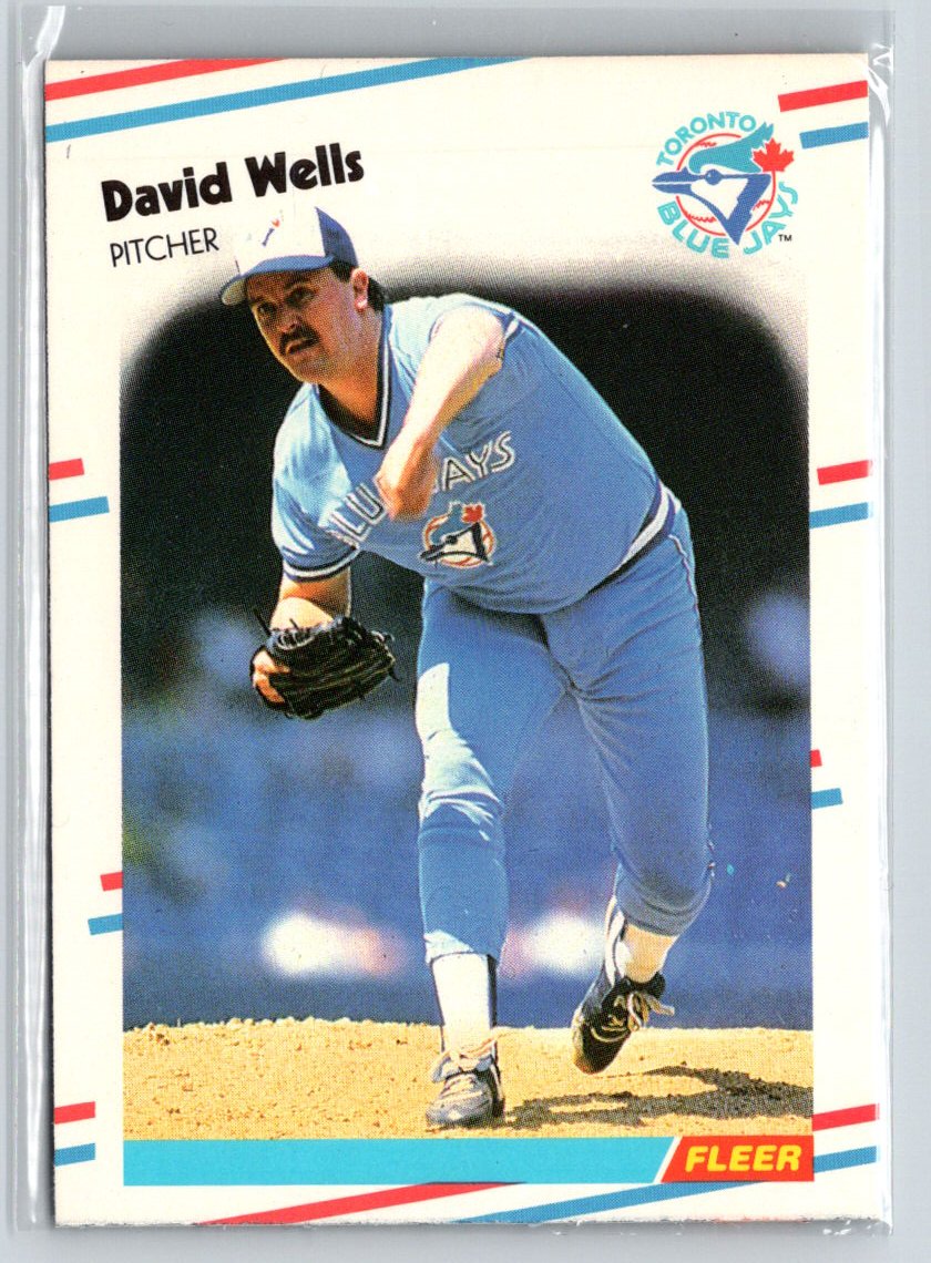 1988 Fleer Update #U-69 David Wells X56