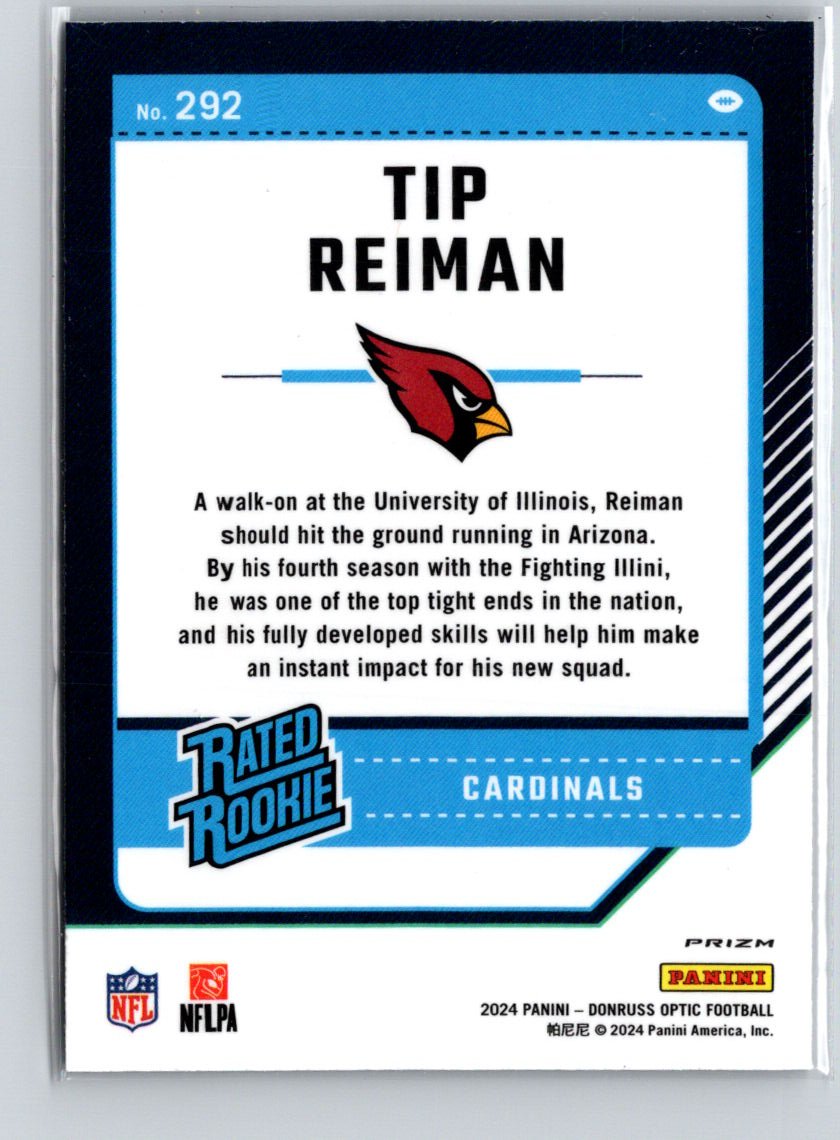 2024 Donruss Optic #292 Tip Reiman Blue Scope X56