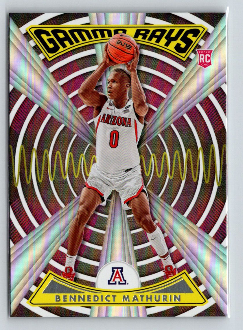 2022 Panini Chronicles Draft Picks #ZG-BEN Bennedict Mathurin Gamma Rays X57