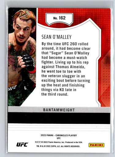 2022 Panini Chronicles UFC #162 Sean O’Malley X57