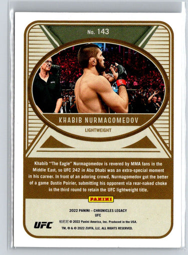 2022 Panini Chronicles UFC #143 Khabib Nurmagomedov X58