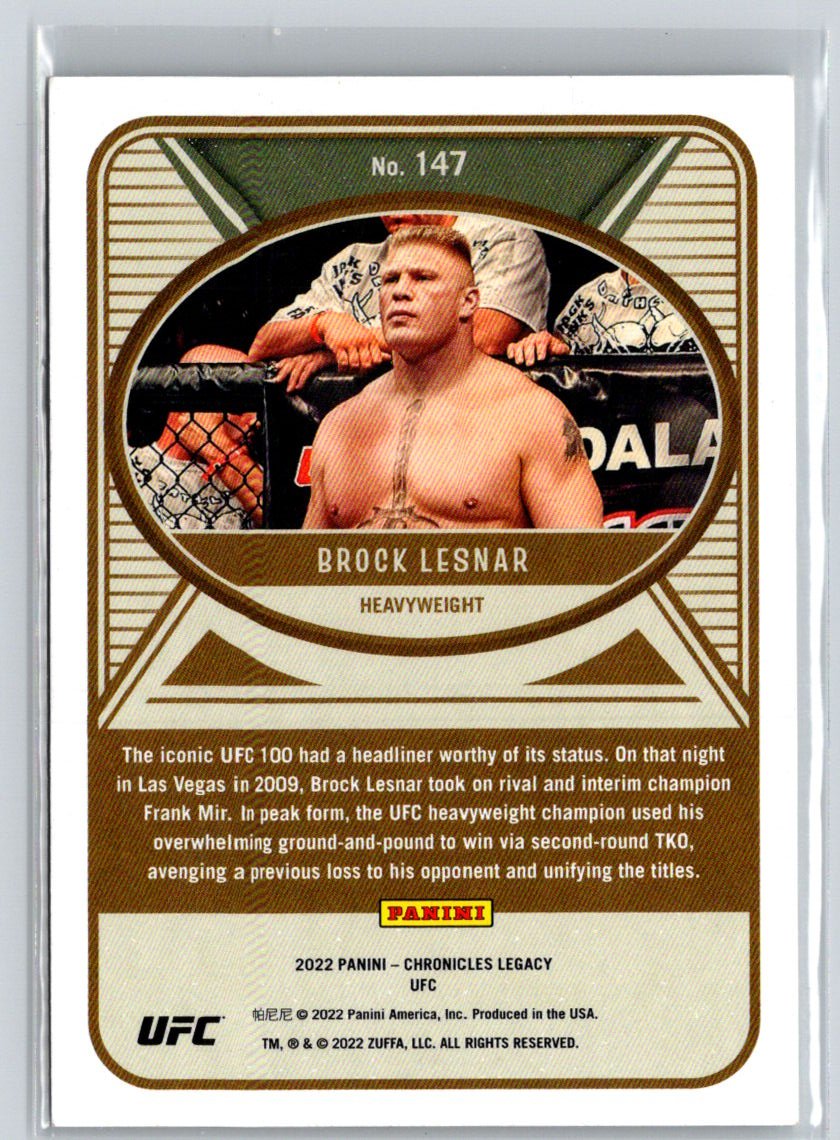 2022 Panini Chronicles UFC #147 Brock Lesnar X58