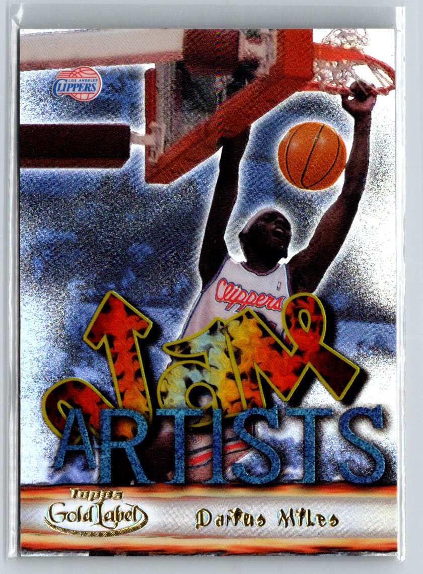 2000-01 Topps Gold Label #JA9 Darius Miles Jam Artists X58