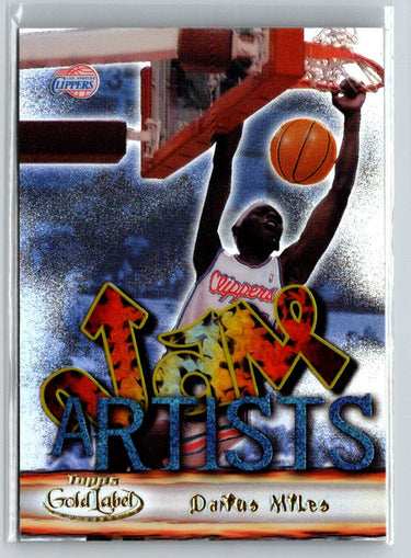 2000-01 Topps Gold Label #JA9 Darius Miles Jam Artists X58