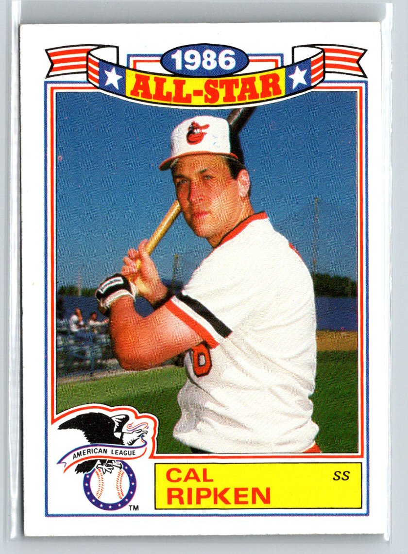 1987 Topps #16 Cal Ripken Glossy All-Stars X58