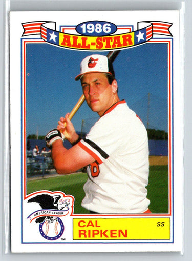 1987 Topps #16 Cal Ripken Glossy All-Stars X58