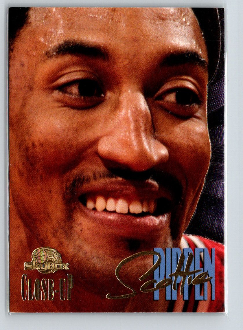 1995-96 SkyBox Premium #C1 Scottie Pippen Close-Up X58