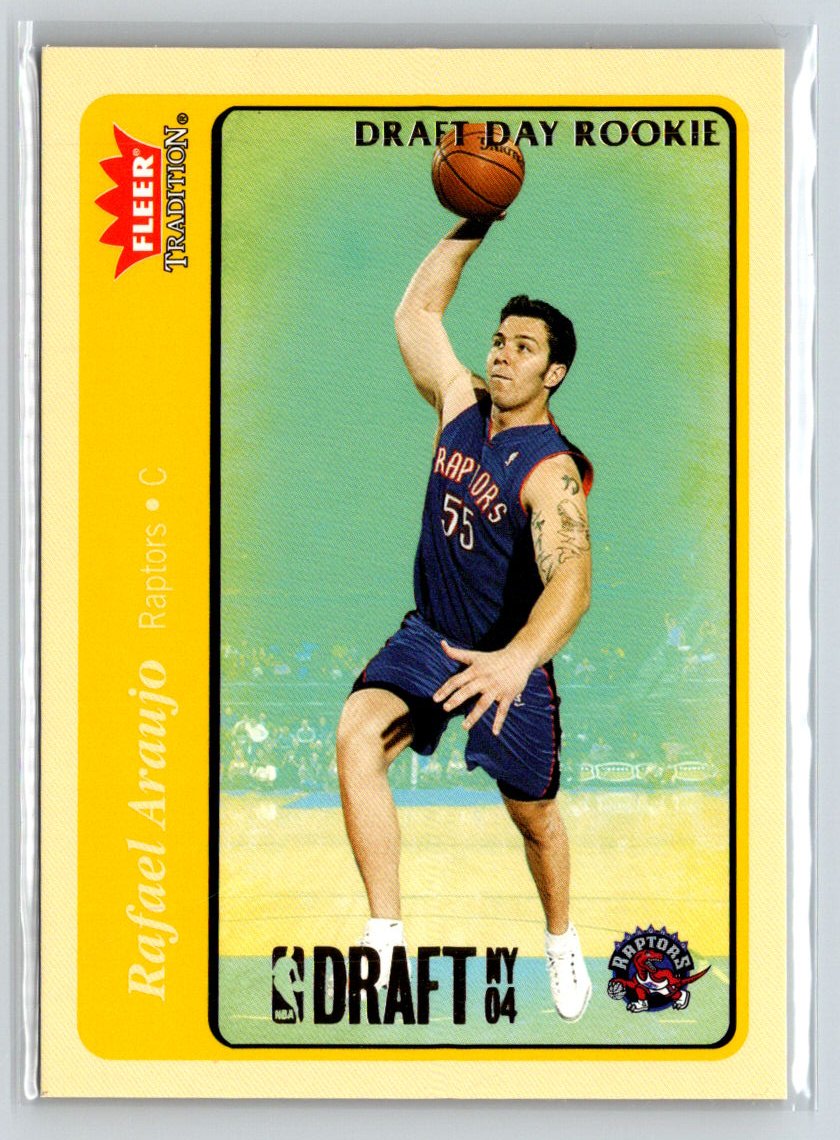 2004-05 Fleer Tradition #228 Rafael Araujo Draft Day Rookies #/375 X59