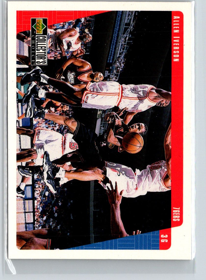 1997-98 Collector's Choice #302 Allen Iverson X60