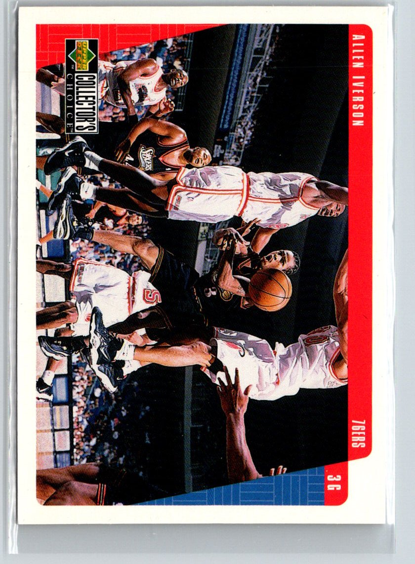 1997-98 Collector's Choice #302 Allen Iverson X62