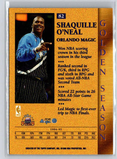 1996-97 Topps Stars #82 Shaquille O'Neal X62