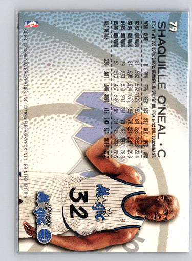 1996-97 Fleer #79 Shaquille O'Neal X64