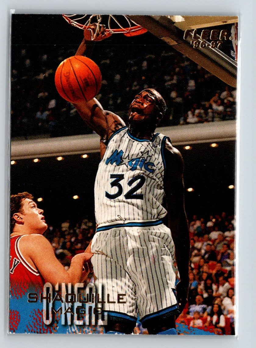 1996-97 Fleer #79 Shaquille O'Neal X64