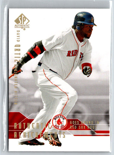 2008 SP Authentic #AA-20 David Ortiz Authentic Achievements X65