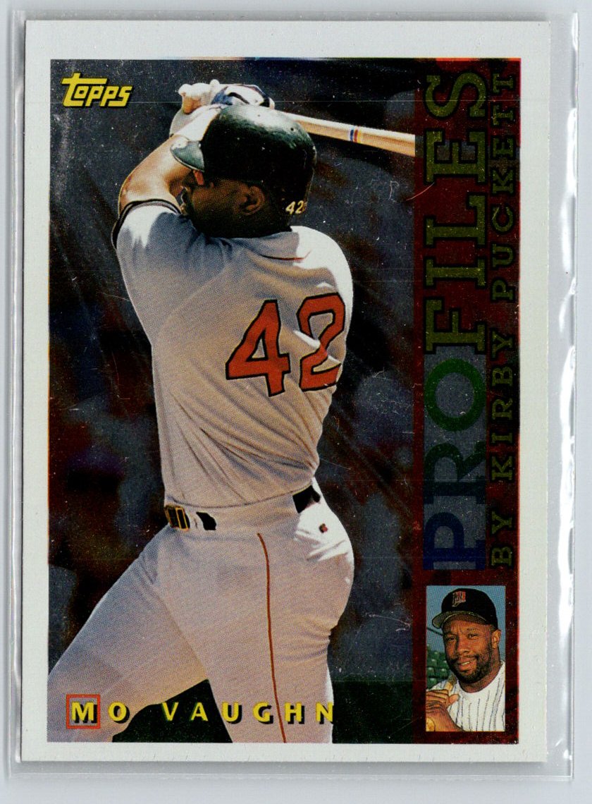 1996 Topps #AL-10 Mo Vaughn Profiles by Kirby Puckett AL X66