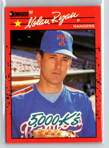 1990 Donruss #665 Nolan Ryan 5000K  X66