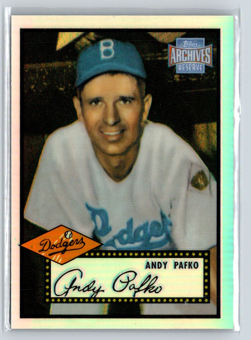 2001 Topps Archives Reserve #62 Andy Pafko X66